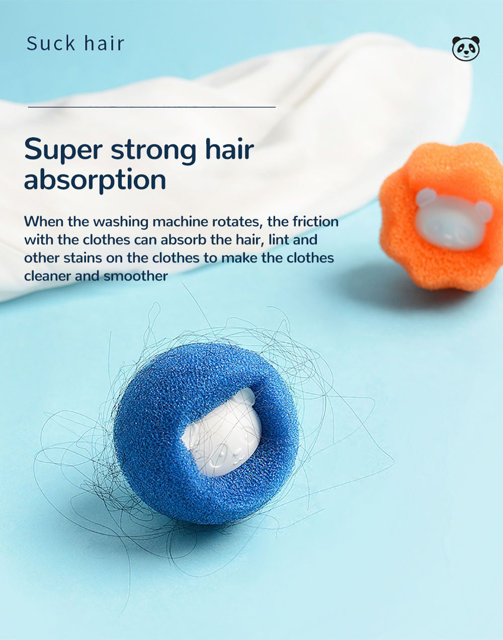1/5/10PCS Laundry Ball Kit Reusable Washing Machine Hair Remover Ball Cleaning Lint Fuzz Pet Hairs Clothes Household Product