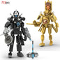 Moc Skibidi Toilet Figures Model Blocks Titan Cameraman Speakerman Construction Toys Party Halloween Decoration Boys Gifts