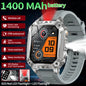 LIGE Wojskowy Inteligentny Zegarek 2.01'' Ekran HD Outdoor Sportowy Męski Zegarek SOS Czerwony Alarm Migająca Latarka Monitor Zdrowia Smartwatch