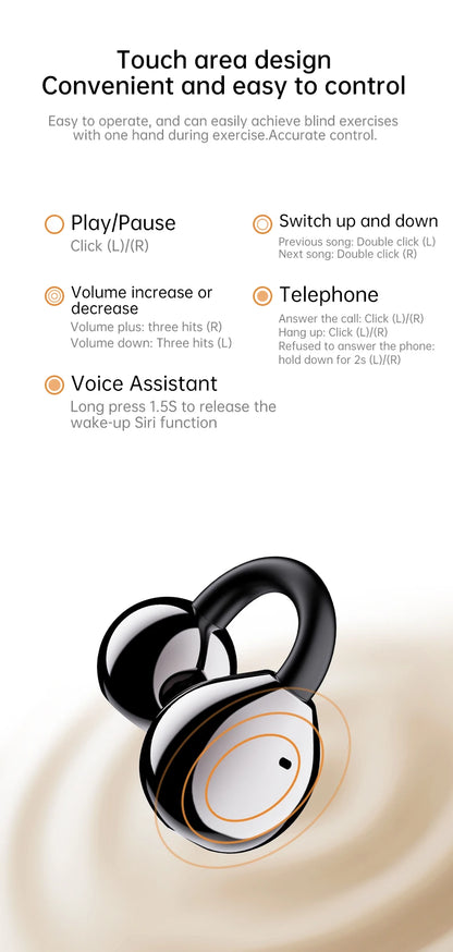 AI Translation Headphones True Wireless Earbuds LED Power Display Earphones with Wireless Charging Case