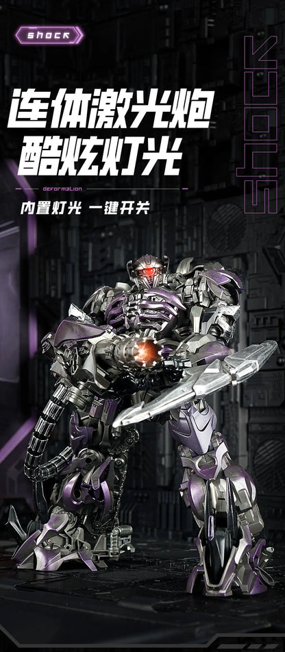 TW1029 Transformation Toys Megatank Galvatron Ironhide Shockwave Action Figure Robot Collection Movie Deformation Model Gifts