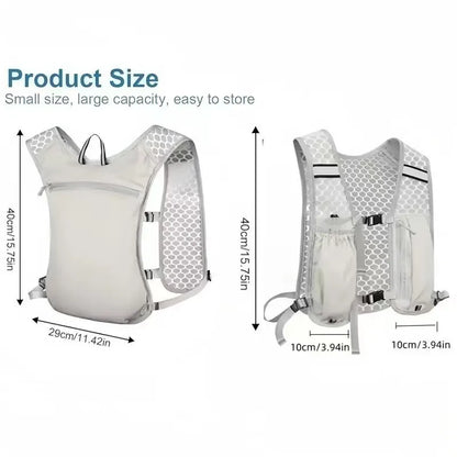 Lightweight Hydration Backpack for Outdoor Sports - Ergonomic Water Holder for Running, Cycling, Walking and Kayaking