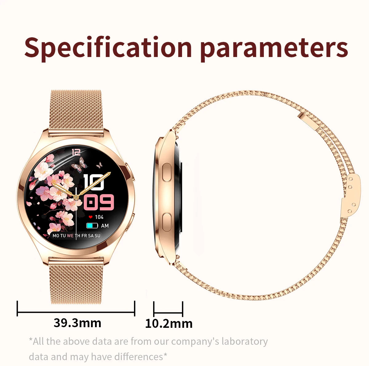 LIGE Luxury Smart Watch For Woman 1.27" Bluetooth Call Custom Dial Women's Bracelet Sports Health Monitor Smartwatch Ladies Gift