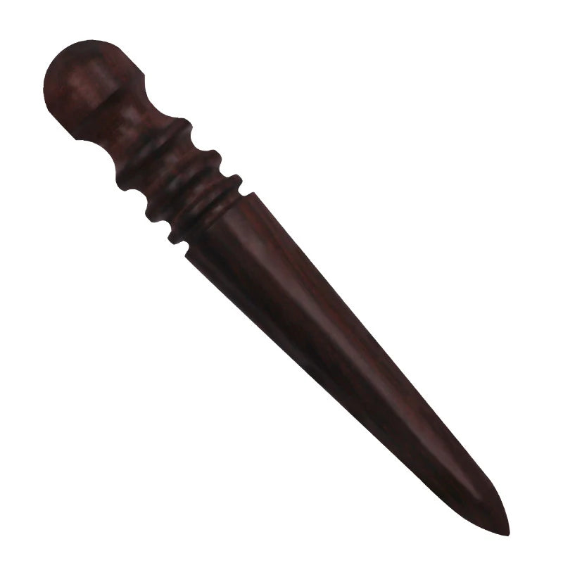 1pc Leather Solid Wood Round Burnishing Edge for Polished Edge Leather Craft Working Tool Craft Kit Leather Edge Slicking