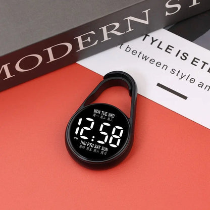 LED Electronic Hanging Watch Portable Digital Display Pocket Watch Pocket Style Waterproof Luminous Pocket Watch