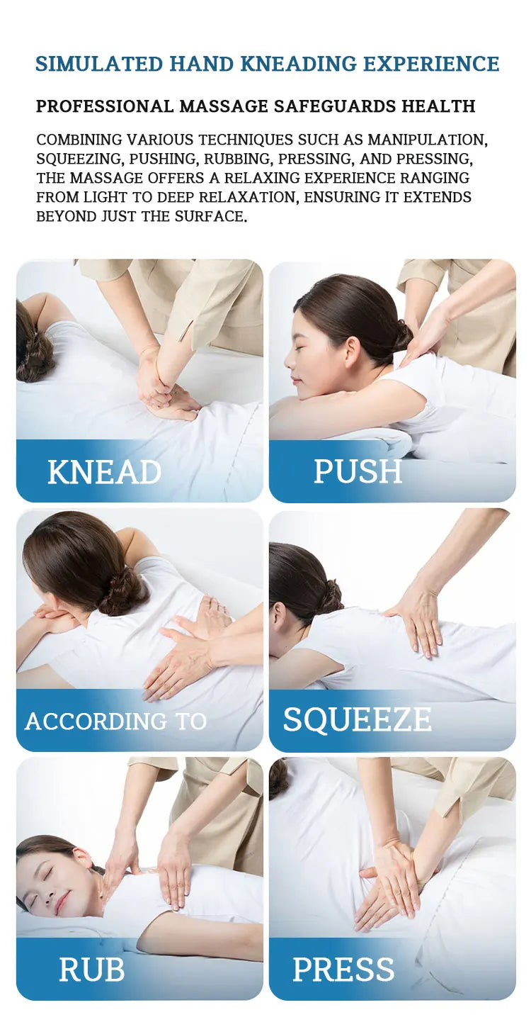 Haier Cervical Neck Massager Pillow Back Muscle Massagers Machine 3D Stereo Electric Massage Device Relax Tool