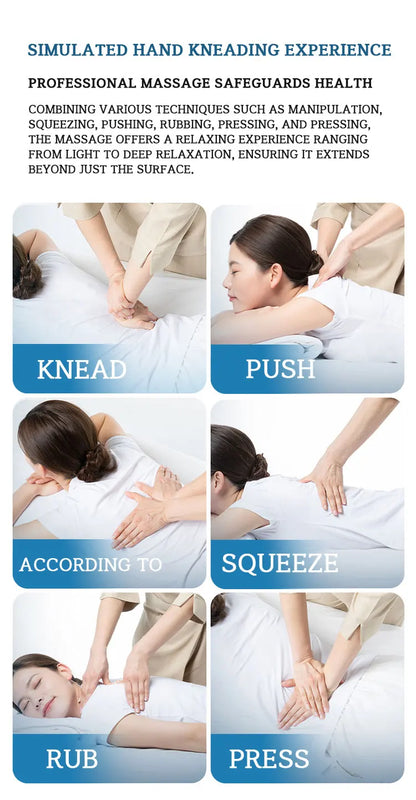 Haier Cervical Neck Massager Pillow Back Muscle Massagers Machine 3D Stereo Electric Massage Device Relax Tool