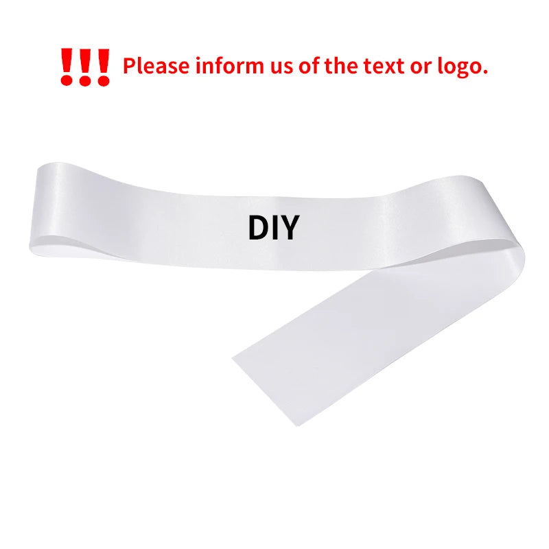 Diy Custom Personality Satin Sash Writen As You Want Wedding Bridal Shower Team Bride Tribe Satin Sash Bachelorette Party Decor