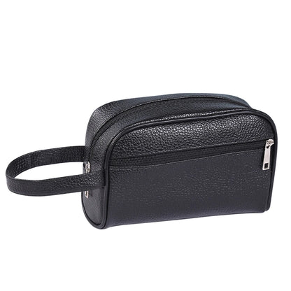 Men Wallets Retro PU Leather Business Handbags Vintage Wristlet Bag Mobile Phone Storage Coin Purse Fashion Woman Coametics Bag