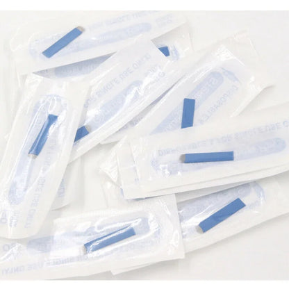 50pcs Tebori 0.18mm Tattoo Microblading Blades Needles for Permanent Makeup Manual Eyebrow Blades Sizes
