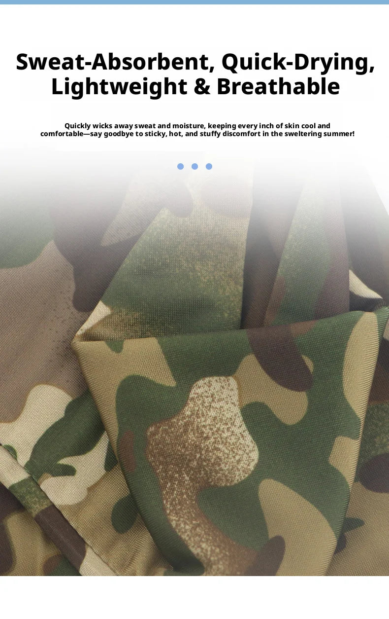 Cooling Arm Sleeves Tactical Camo Sun Protection Breathable Ice Silk UV Guard