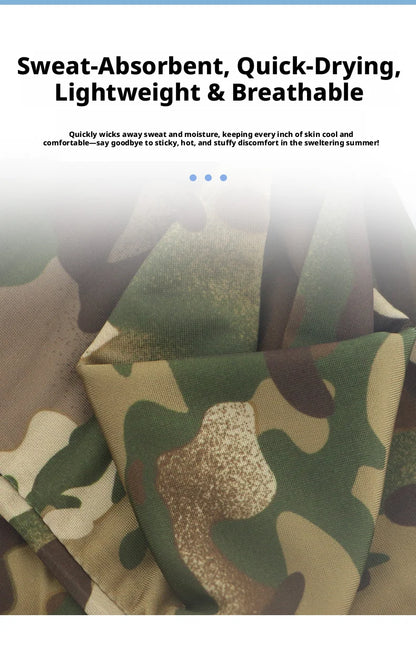 Cooling Arm Sleeves Tactical Camo Sun Protection Breathable Ice Silk UV Guard