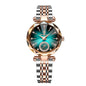 POEDAGAR Luxury Diamond Dial Woman Wristwatch Waterproof Stainless Steel Watch for Ladies Elegant Simple Quartz Women's Watches