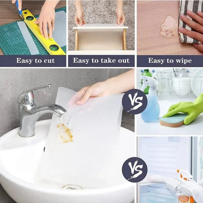 EVA Kitchen Cabinet Shelf Cover Liners Non Adhesive Table Drawer Mat Waterproof Closet Plastic Paper Anti Dirty Oil-proof Mat