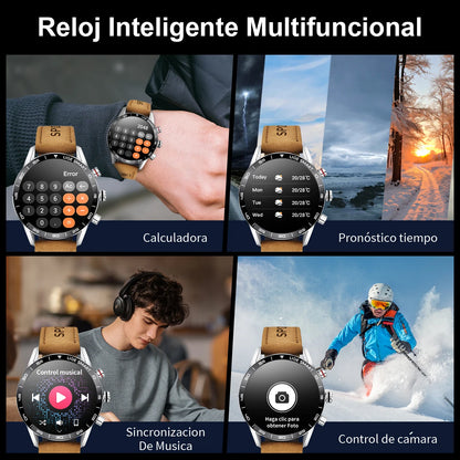 LIGE 2025 New Rugged Military Sports Smart Watch Men 1.39” HD Screen Heart Rate Bluetooth Call Waterproof Outdoor Men SmartWatc