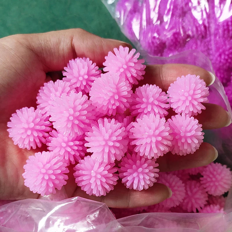 TPR Bayberry Ball Hedgehog Multi color Mini Massage Ball Foot Massage Ball Airout Yoga Stress Relief Soft Squeezing Plush Toy