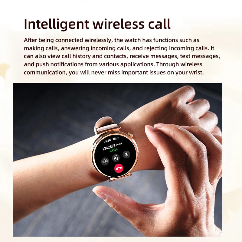 LIGE 2025 Smart Watch Women Full Circle Touch Screen Bluetooth Call Men Smartwatch Waterproof Sport Activity Fitness Watch Women