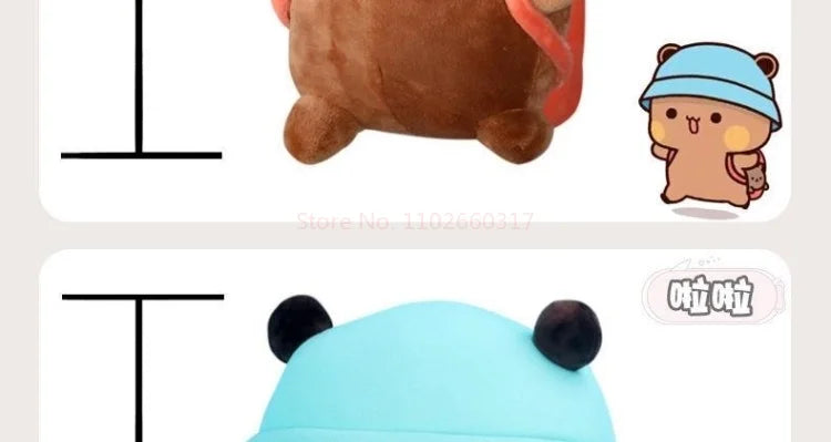 New Bubu And Dudu Panda Plush Cute Cartoon Panda Bear Doll Kawaii Stuffed Soft Pillow Toy Children'S Day Gifts For Kids