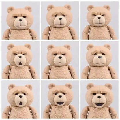 Movie Ted 2 Bjd Ted Teddy Bear Joint Movable Action Figures Gk Yamaguchi Style Model Collectible Ornament Doll Toy Birthday Gift