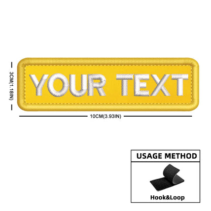 Custom Name Patch Color Matches Personalized Patches Embroidered Military Tactical Badge Stripes Emblems for Backpack Jacket