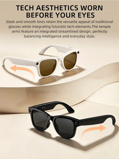 2026 New Smart Glasses Video Recording AI Dialogue Translation 800W HD Camera EIS Anti-Shake Shooting Smart Glasses Men Women