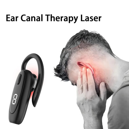 Smart nanometer 650nm Tinnitus Ear Laser Therapy Irradiation Tinitus Otitis Media Deafness Treatment Ear-hanging Style Earplug