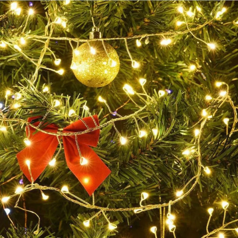 USB Power LED Firecracker String Lights Remote Control Garland Fairy Lights for Wedding Party Garden Plants Christmas Decoration