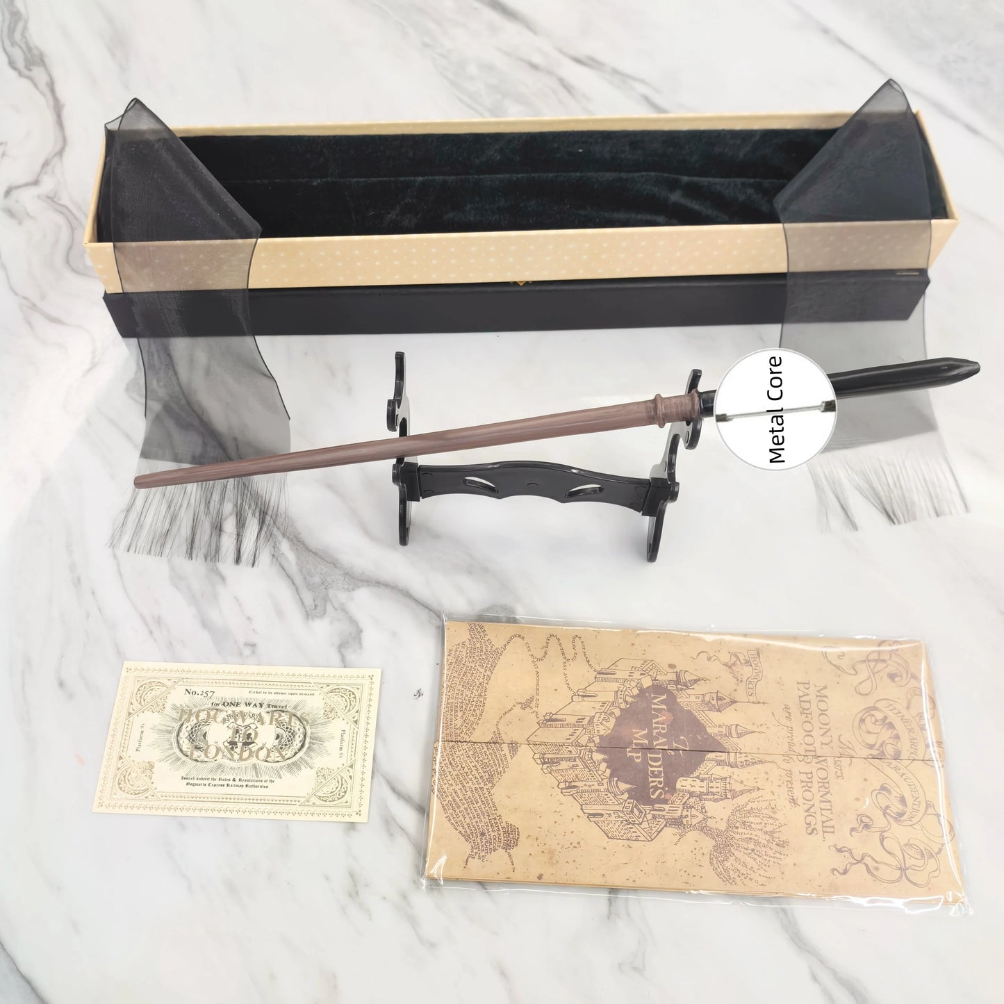 Gift Box Set Anime Cosplay Magic Wand With Box Children Decoration Toy Accessories For Kids Bacchetta Magic Stick