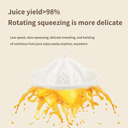USB Charging Portable Electric Juicer 7.4V Orange Lemon Fruit Blender Household Juice Squeezer Mixer Citrus Juicer for Travel