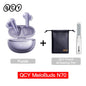 QCY MeloBuds N70 Adaptacyjne ANC Bezprzewodowe słuchawki douszne Bluetooth 6.0 LDAC Hi-Res Audio 6 mikrofonów Ładowanie bezprzewodowe Słuchawki 50 godzin IPX5