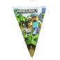 MC Pixel Games Birthday Party Decorations Tableware Cup Plate Napkin Tablecloth My World Balloon  Party Favors Gifts Supplies