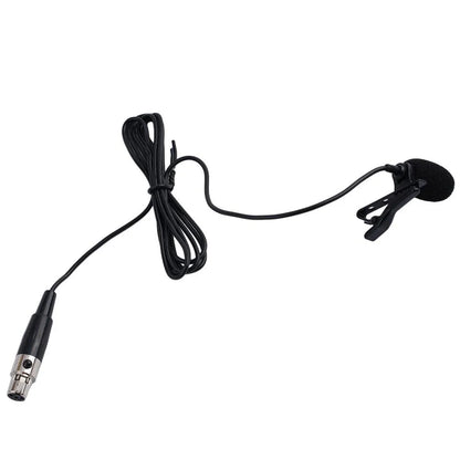Portable 4-PIN Mini Microphone For Shure Wireless Lavalier Lapel Clip-on Microphone Audio Condenser Microphone For Meeting