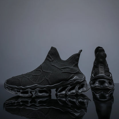 Men's breathable fly woven mesh blade sole for summer, trendy and fashionable men's shoes for one step