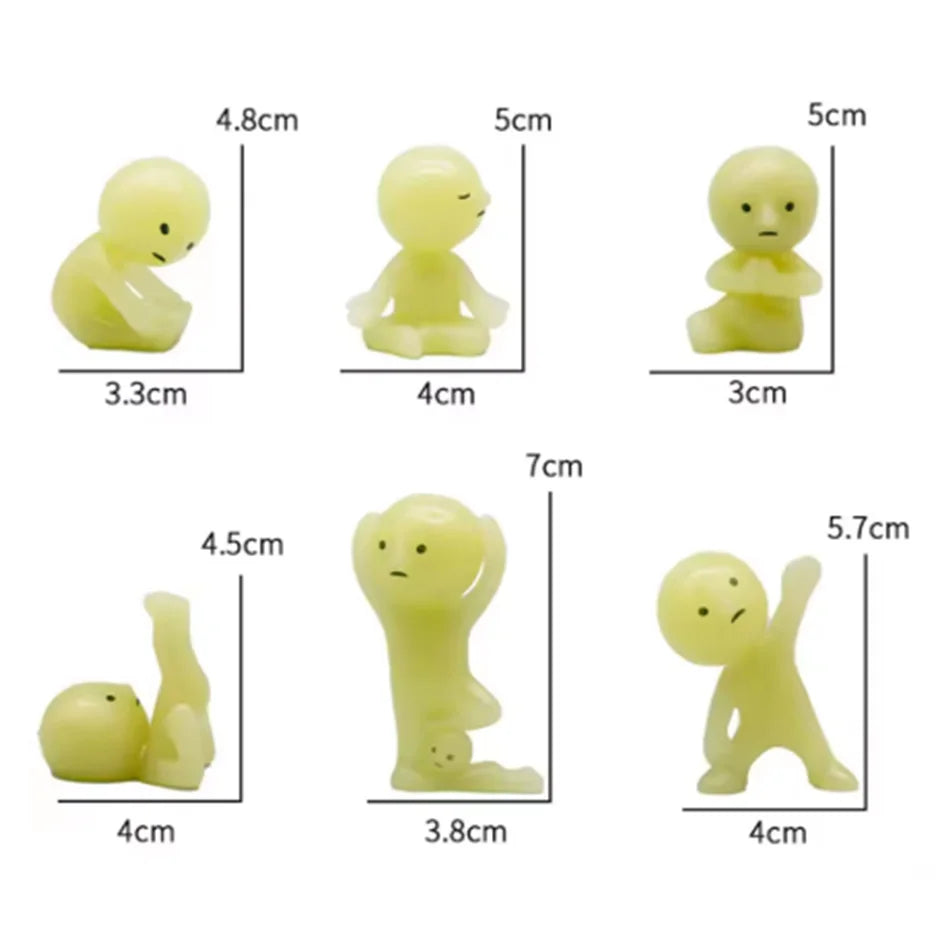 Series Noctilucent Green Doll Action Figures Decoration Model Toy Fans Children Gifts