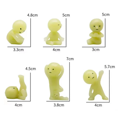Series Noctilucent Green Doll Action Figures Decoration Model Toy Fans Children Gifts