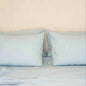 100% French Linen Soft Breathable Pillow Covers Decorative Square Throw Pillow Covers for Bed Couch Sofa Envelope Closure