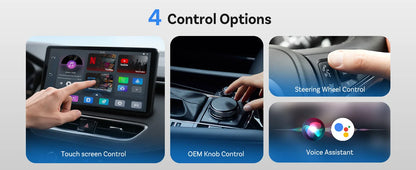 Ottocast Play2Video Pro 2026 Wireless Android Auto & CarPlay AI Box In-Car Video Streaming YouTube Netflix IPTV USB Plug & Play