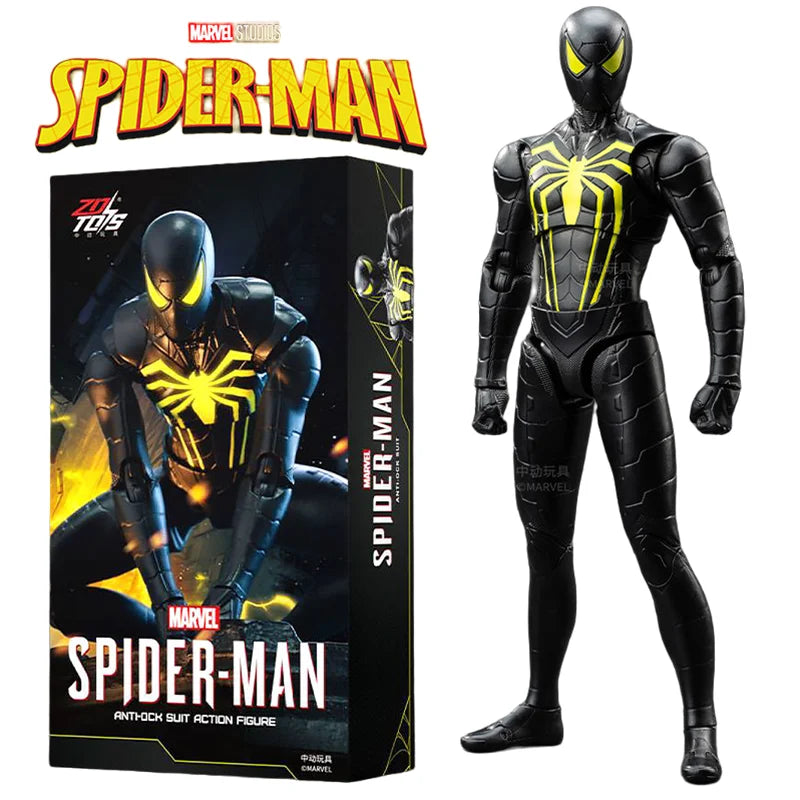 ZD Toy Iron Spider Man Advanced suit legends No Way Home Peter Parker Gold Black Red Model Action Figure Adult Collectible Toy