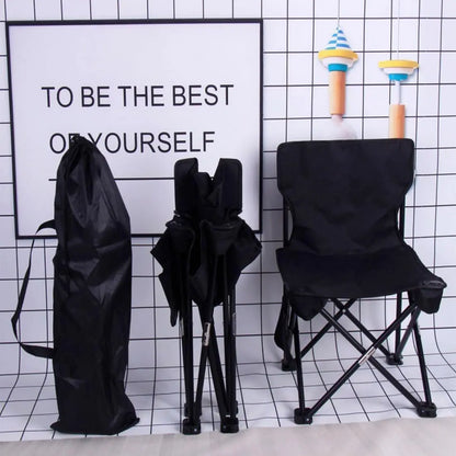 Outdoor Portable Folding Chair Foldable Car Super Durable Material, Integrated Storage Design Convenient to Comfort Camping Gear
