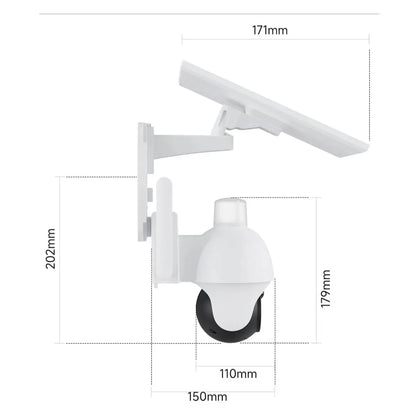 XIAOVV 4G Sim 6MP Solar Outdoor Cameras  PTZ Surveillance Outdoor Waterproof Security Cams Color Night Vision Smart Home
