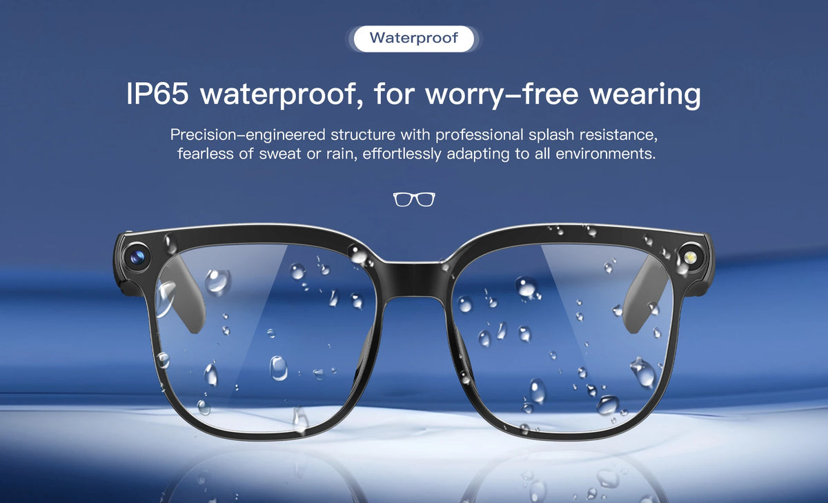 2026 New 8MP 4K Camera AI Glasses Men Photo&Video Caputure 16GB Memory 130+Translation Glasses Waterproof Smart Sunglasses Women