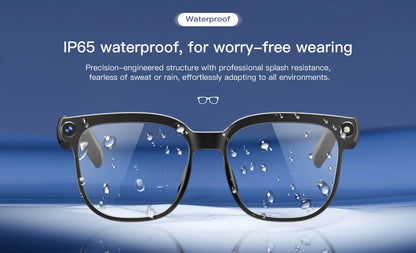 2026 New 8MP 4K Camera AI Glasses Men Photo&Video Caputure 16GB Memory 130+Translation Glasses Waterproof Smart Sunglasses Women