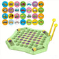 Kids Memory Game Board Chess 54 Cards Animal Fruit Flip Chess Educational Logical Thinking Learning Toy for 2-4 Players