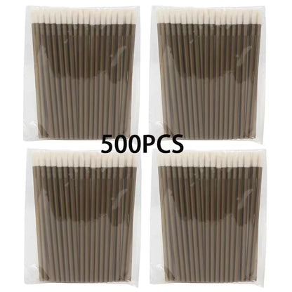 300/500PCS Crystal Lip Brushes Set Wholesale Lipstick Gloss Wands Applicators For Eyelash Extension Makeup Brush Beauty Tool