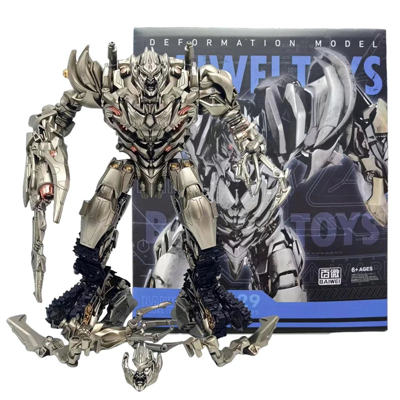 TW1029 Transformation Toys Megatank Galvatron Ironhide Shockwave Action Figure Robot Collection Movie Deformation Model Gifts