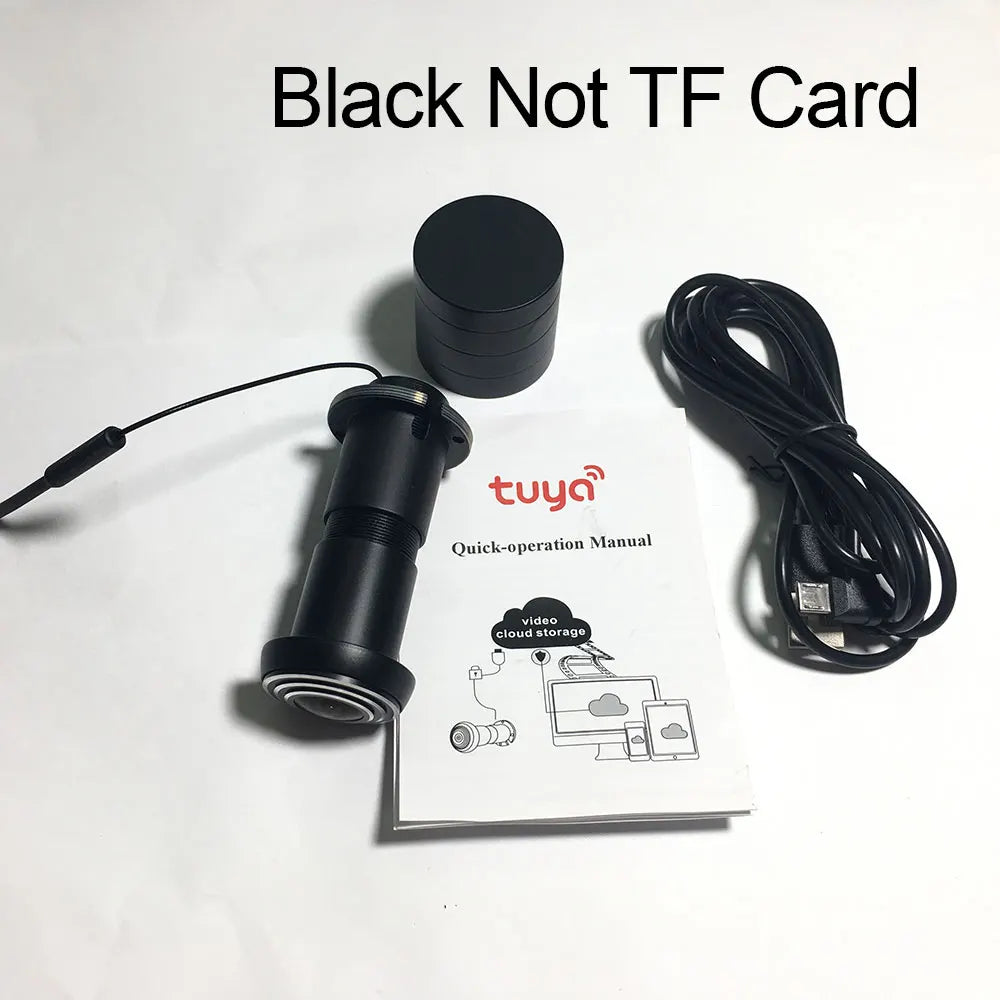 Tuya 5G Wifi Drzwi Wizjer Zabezpieczający 1080P HD Obiektyw 1.66mm Szerokokątny Rybie Oko Kamera Sieciowa CCTV Mini Wizjer do Drzwi P2P ONVIF