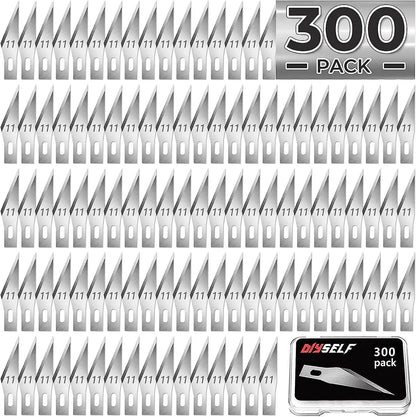 Exacto High Carbon Steel Blades, 100/200/300PCS Craft Knife Blades, Exacto Knife Blades 11,11 Exacto Knife Refill Blades