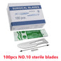 20-100pcs Sterile Carbon Steel Surgical Blades Scalpel Knife for DIY Cutting Phone Repair Carving Animal Grooming Maintenance