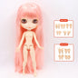 ICY DBS Blyth Doll Joint Body 30CM BJD Toy White Shiny Face and frosted Face with Extra Hands AB and Panel 1/6 DIY Fashion Doll