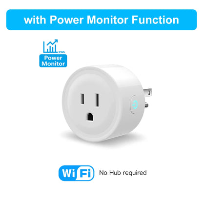 Tuya Smart Wifi Zigbee Plug US Standard Wireless Outlet 16A Remote Control Smart Home Appliances Work With Alexa Google Home